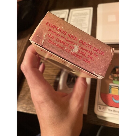 Egipcios Kier Tarot Deck Stuart R. Kaplan Complete 1984 Vintage Egyptian - Picture 9 of 12